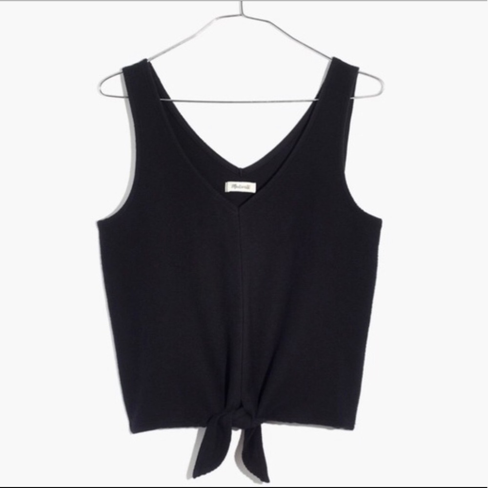 Madewell tie front tank